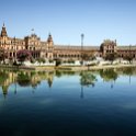 EU ESP AND SEV Seville 2017JUL13 PlazadeEspana 005  Originally built for the Ibero-American Exhibition of 1929, the   Plaza de España   ( Spain Square ) is an impressive piece of architecture that you need to visit yourself in order to take in all of its grandeur. : 2017, 2017 - EurAisa, DAY, Europe, July, Southern Europe, Spain, Thursday